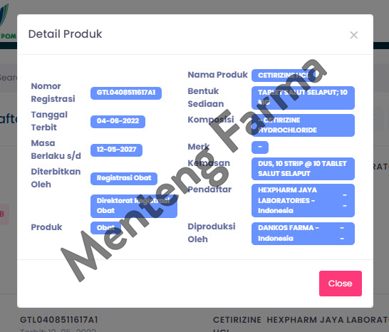 Cetirizine Hexpharm 10 mg 10 Tablet - Obat Rhinitis dan Gatal Alergi For Discount