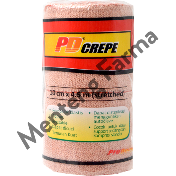 PD Crepe Perban Elastis 10 CM x 4.5 M - Perban Kain Cedera Keseleo Fashion