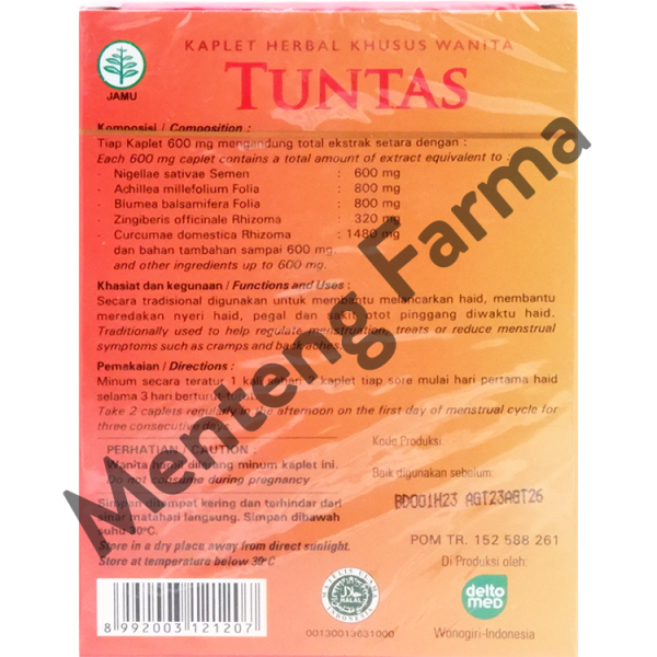 Tuntas 10 Kaplet - Melancarkan dan Meredakan Nyeri Haid Online Sale