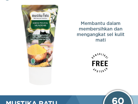 Mustika Ratu Krem Peeling Mundisari 60 Gr - Mengangkat Sel Kulit Mati Online now