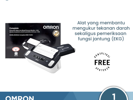 Tensimeter Digital Omron HEM-7530T + Pemeriksaan EKG For Discount