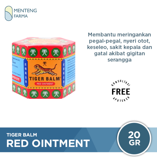 Tiger Balm Red Ointment - Balsam Nyeri Otot Hot on Sale