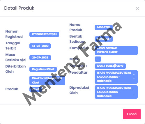 Megatic Gel 20 gr - Gel Pereda Nyeri Online Hot Sale