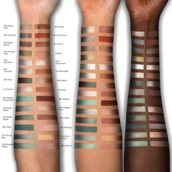 EYESHADOW PALLETE 28 SHADES - פלטת צלליות לעיניים- 28 גוונים -חום-ירוק Online Hot Sale