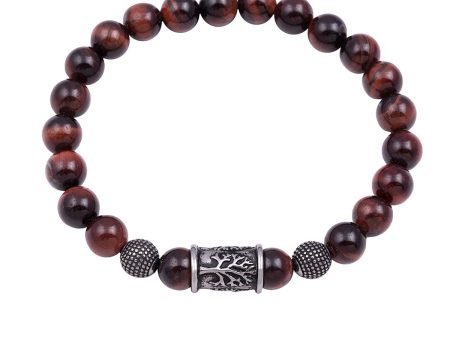 Tiger Eye Tree Of Life rannekoru - Ruskea Online