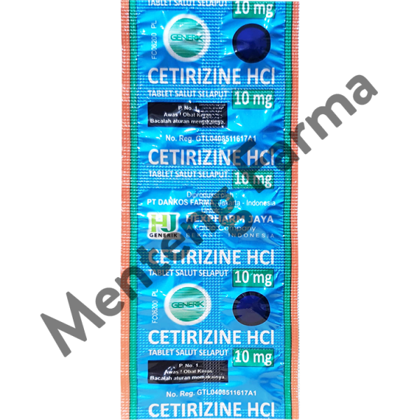 Cetirizine Hexpharm 10 mg 10 Tablet - Obat Rhinitis dan Gatal Alergi For Discount