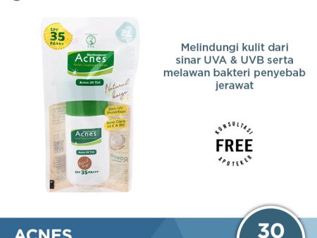 Acnes UV Tint Natural Beige SPF 35 PA+++ 30 Gr - Sunscreen Kulit Berjerawat Fashion