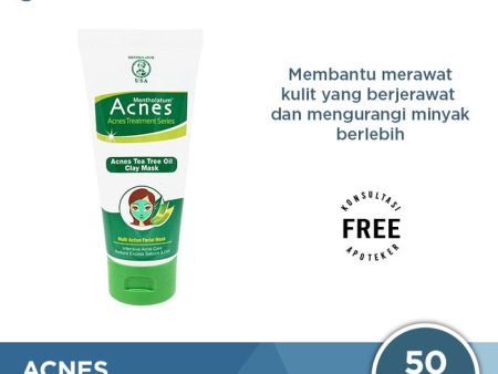 Acnes Tea Tree Oil Clay Mask 50 Gr - Masker Kulit Berjerawat For Discount