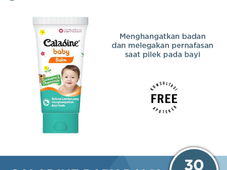 Caladine Baby Balm 30 Gr - Menghangatkan Badan dan Melegakan Pernafasan Bayi For Cheap