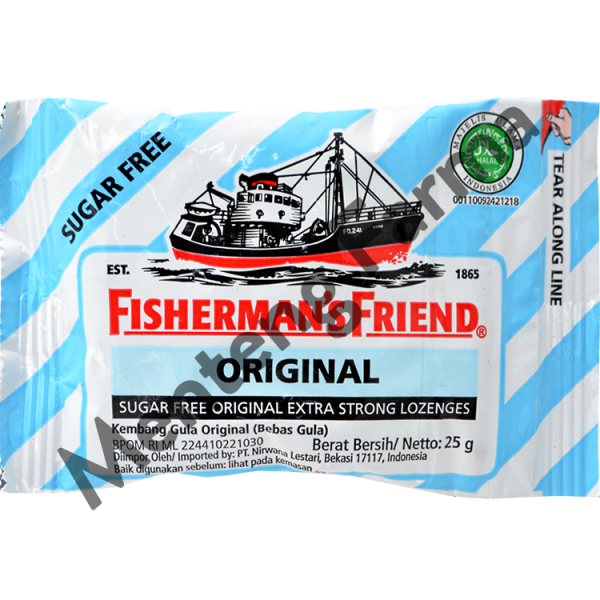 Fisherman s Friend Original Sugar Free - Permen Pelega Tenggorokan Cheap