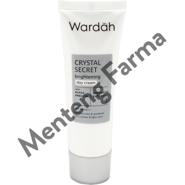 Wardah Crystal Secret Brightening Day Cream 15 mL - Pencerah dan Pelembab Kulit Wajah Online now