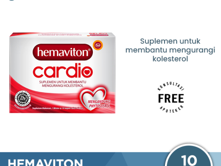 Hemaviton Cardio 10 Kaplet - Mengurangi Kolesterol Online now