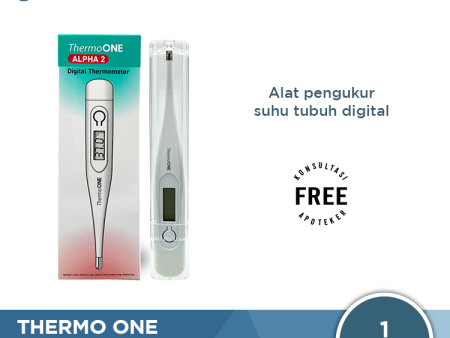 Thermo One Alpha 2 Digital Thermometer - Alat Pengukur Suhu Tubuh Online Hot Sale