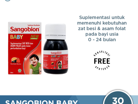 Sangobion Baby Drop 30 mL - Suplemen Zat Besi dan Asam Folat Bayi For Cheap