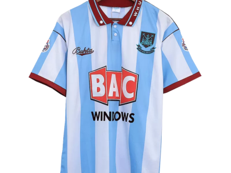 1991 92 West Ham United away Jersey – Retro West Ham BAC Windows Sponsor jersey , Bukta Classic (Copy) For Discount