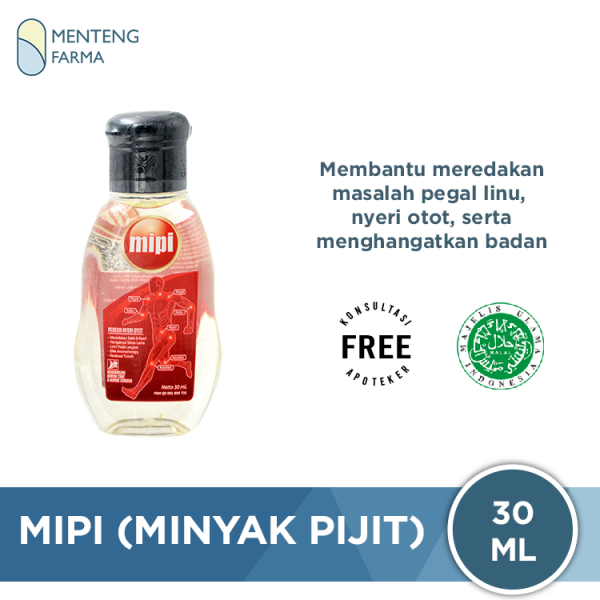 MIPI (Minyak Pijit) 30 mL - Minyak Gosok Pereda Nyeri Otot on Sale