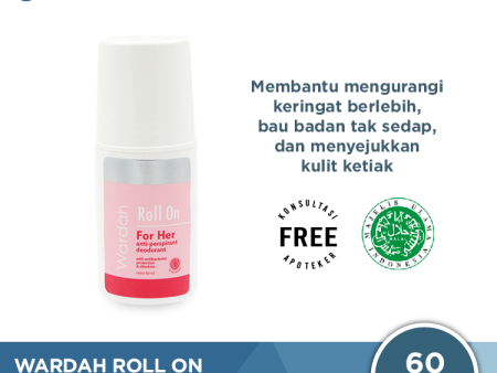 Wardah Roll On For Her 60 mL - Deodorant Anti Keringat Online