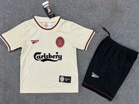 Personalised Liverpool retro football jersey and shorts for kids 1992-93 Cenetary edition Fashion