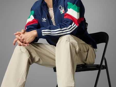 Italia 1970s Retro Track Jacket - Iconic Azzurri Style For Cheap