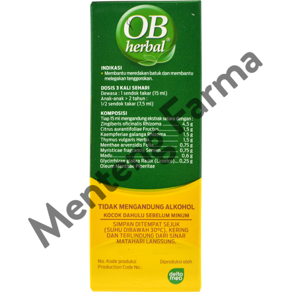 OB Herbal 60 mL - Obat Batuk Herbal For Cheap