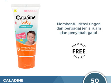 Caladine Baby Rash Cream 50 Gr - Pereda Ruam Gatal Iritasi Ringan Supply