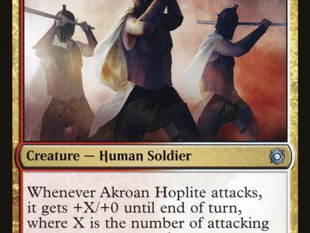 Akroan Hoplite [Conspiracy: Take the Crown] Hot on Sale