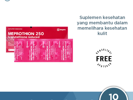 Meprothion 250 mg 10 Tablet - Suplementasi Kesehatan Kulit Sale