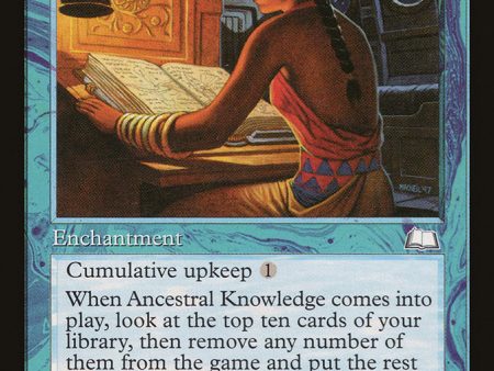 Ancestral Knowledge [Weatherlight] on Sale