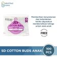 SD Cotton Buds Anak Refill 100 Sticks - Pembersih Telinga Anak Sale