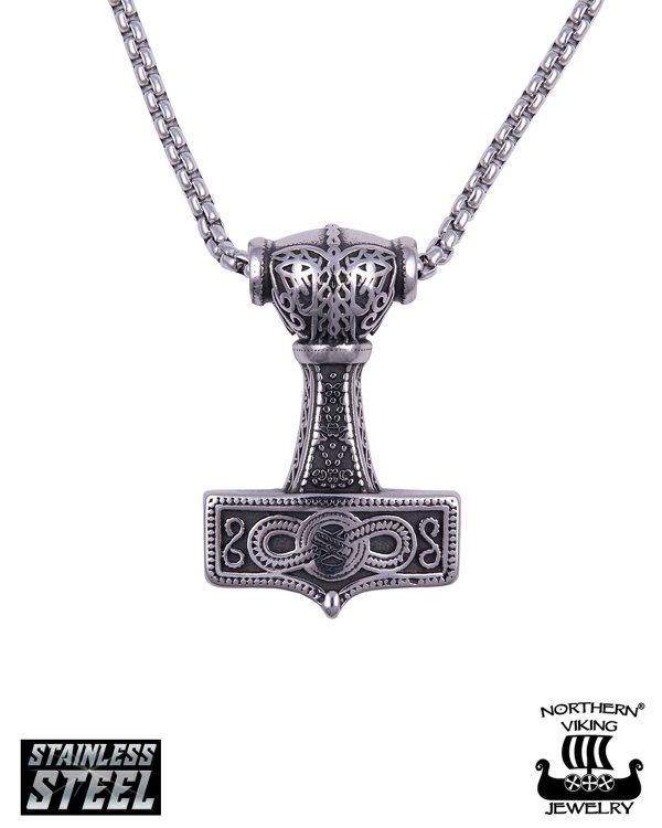 Eternity Knotwork Thor s Hammer kaulakoru - Teräs Online Sale