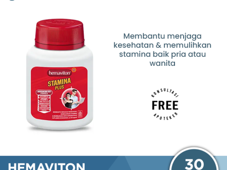 Hemaviton Stamina Plus 30 Kapsul - Menjaga Stamina Tubuh For Sale