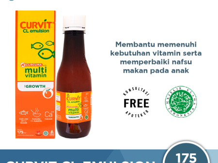 Curvit CL Emulsion 175 mL - Vitamin Penambah Nafsu Makan Online