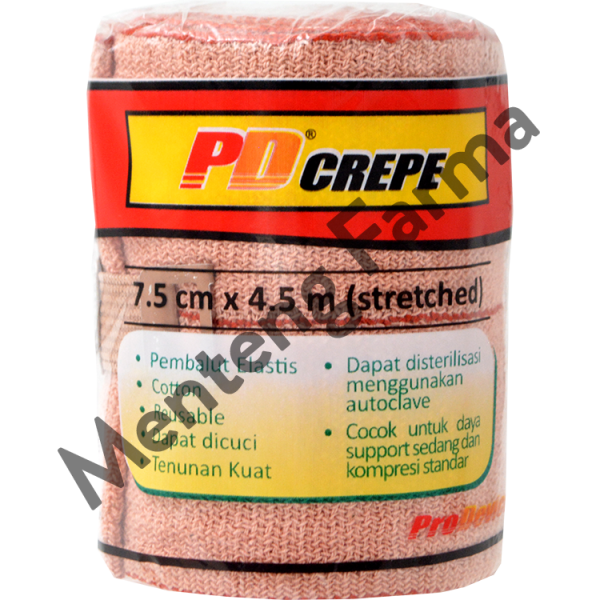 PD Crepe Perban Elastis 7.5 CM x 4.5 M - Perban Kain Cedera Keseleo Sale