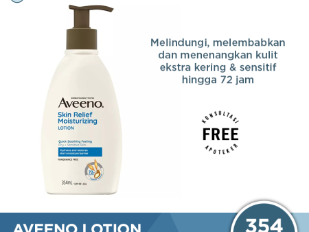 Aveeno Skin Relief Moisturizing Lotion 354 mL - Lotion Kulit Kering dan Sensitif For Discount