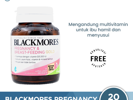 Blackmores Pregnancy & Breastfeeding Gold - Isi 20 Kapsul Online