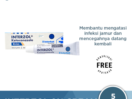 Interzol 2% Cream 5 g - Krim Gatal Jamur Cheap