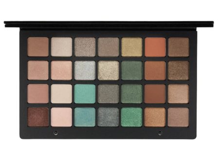 EYESHADOW PALLETE 28 SHADES - פלטת צלליות לעיניים- 28 גוונים -חום-ירוק Online Hot Sale