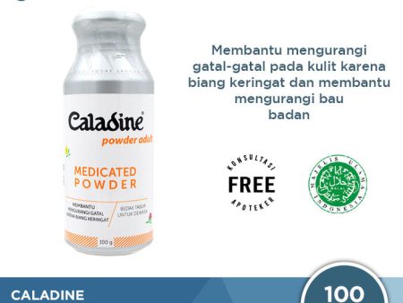 Caladine Powder Adult 100 Gr - Bedak Tabur Gatal Biang Keringat Online Sale