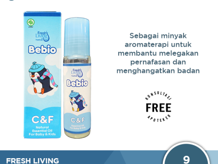 Fresh Living Bebio C&F 9 mL - Minyak Aromaterapi Flu Cheap