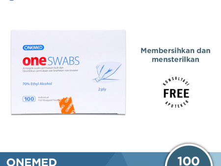 Onemed Oneswabs 100 Pcs - Tissue Alkohol Online Sale