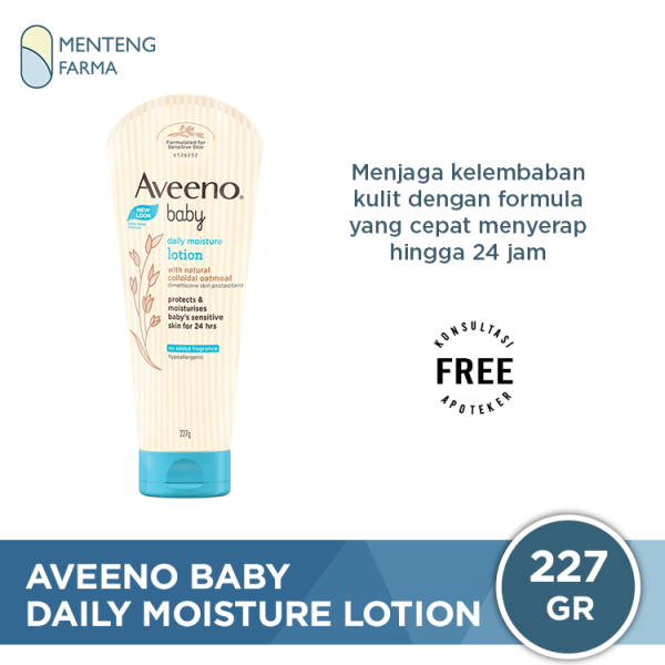 Aveeno Baby Daily Moisture Lotion 227 Gr - Melembabkan Kulit Bayi Online