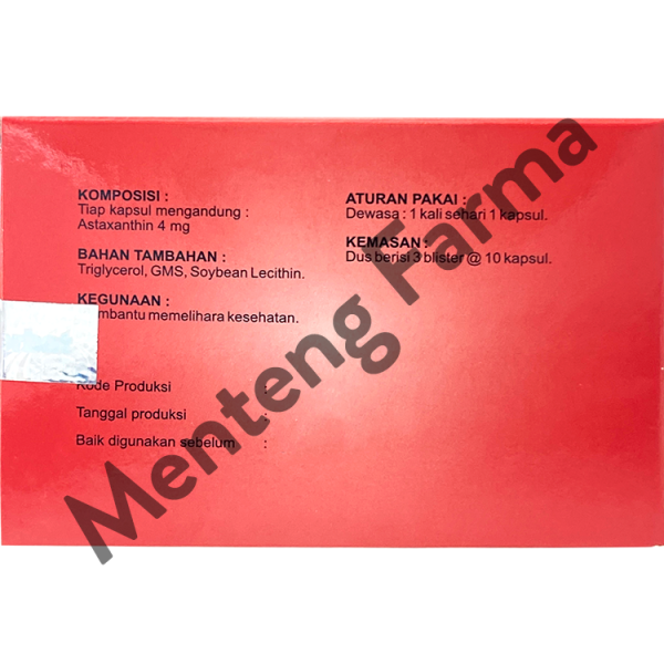 Interxanthin 4 mg 10 Kapsul - Antioksidan Untuk Daya Tahan Tubuh Hot on Sale