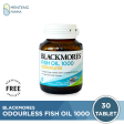 Blackmores Odourless Fish Oil 1000 mg - Isi 30 Kapsul Lunak Sale