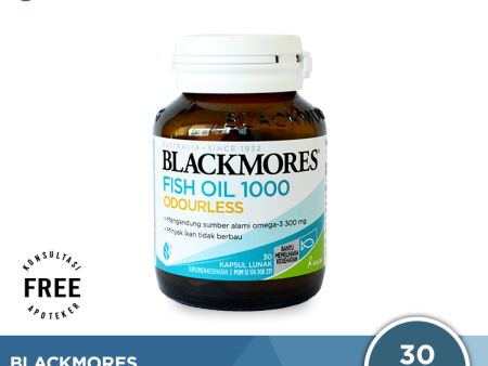 Blackmores Odourless Fish Oil 1000 mg - Isi 30 Kapsul Lunak Sale