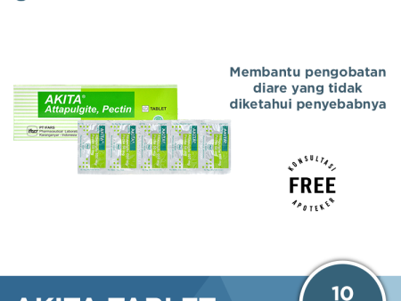 Akita 10 Tablet - Obat Diare Fashion