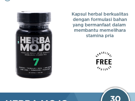 Herba mojo 30 Kapsul - Memelihara Stamina Pria Fashion