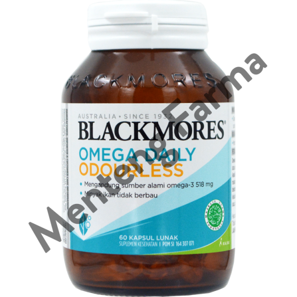 Blackmores Omega Daily Odourless 60 Kapsul Lunak Online now