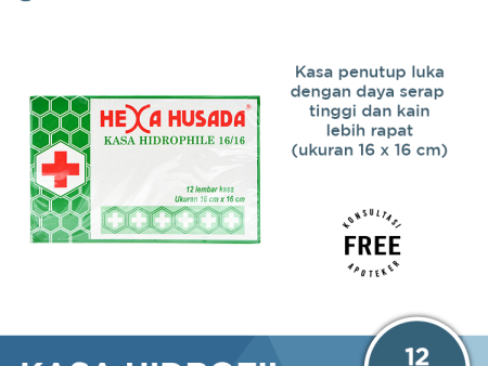 Kasa Hydrophile - Kasa Non Steril Untuk Penutup Luka Supply