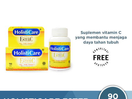 Holisticare Ester C 90 Tablet - Suplemen Vitamin C & Daya Tahan Tubuh Online