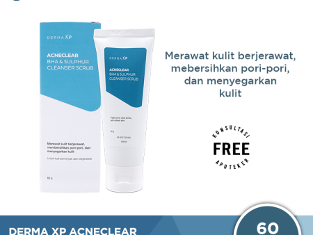 Derma XP Acneclear Cleanser Scrub - Sabun Pembersih Wajah Berminyak dan Berjerawat For Cheap